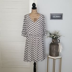 🛍  Charming Charlie  Chevron Dress